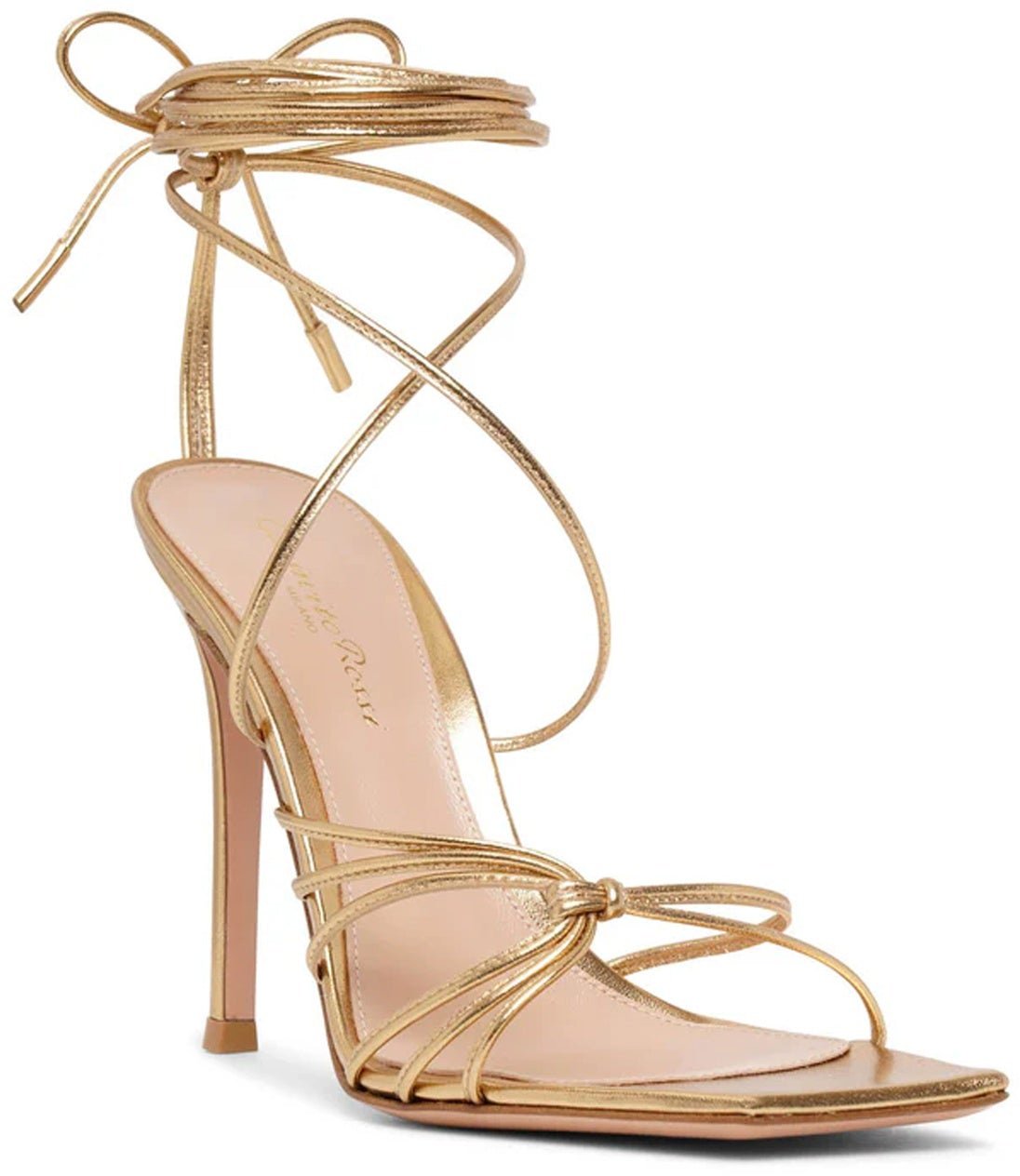 Gianvito Rossi Sylvie Heeled Sandals Goud