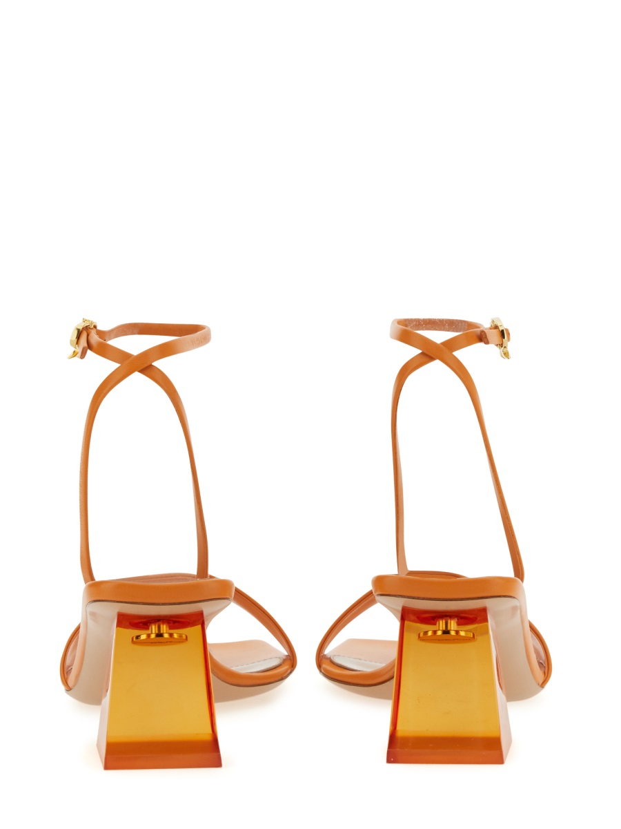 Gianvito Rossi COSMIC SANDAL. Oranje