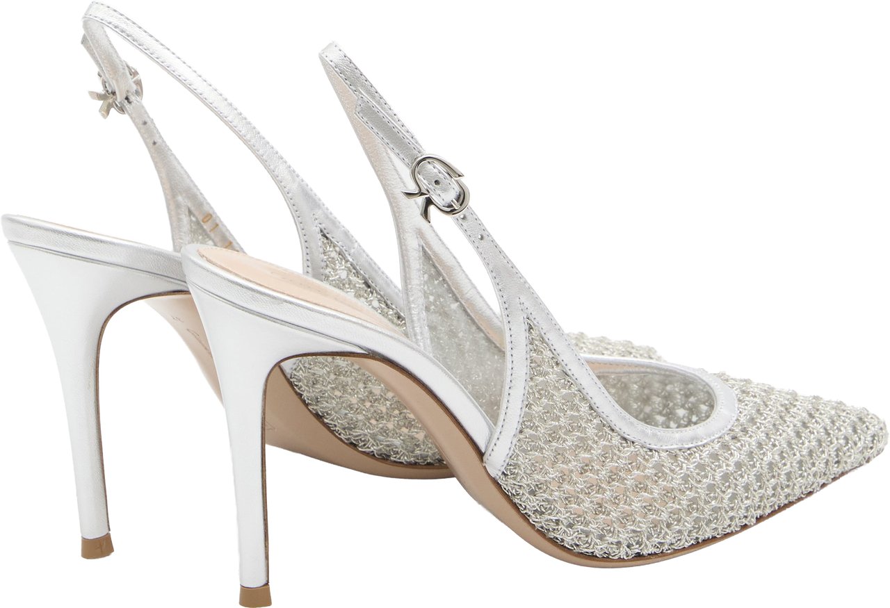 Gianvito Rossi Nikki slingback Pumps Zilver