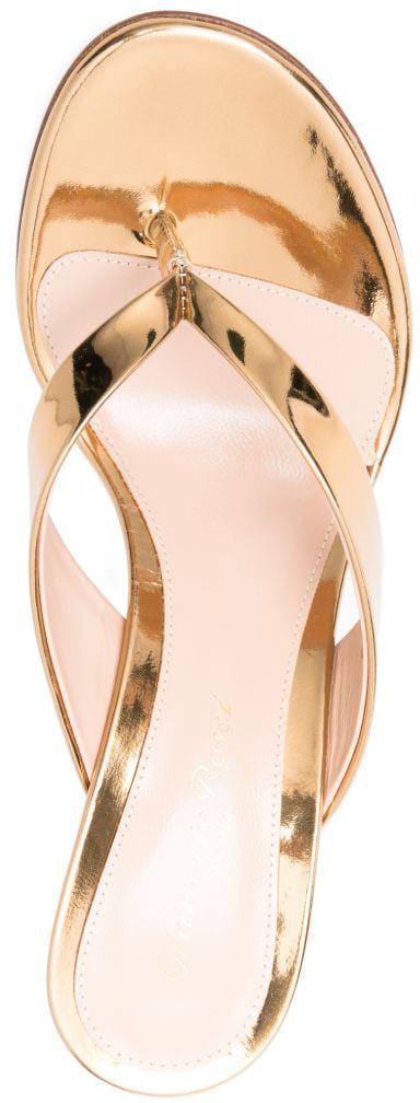 Gianvito Rossi Sandals Golden Goud