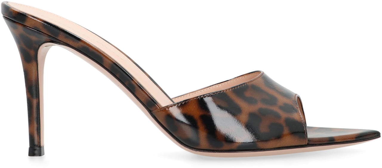 Gianvito Rossi Pointed mule Elle Dierenprint