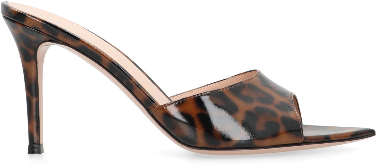Gianvito Rossi Pointed mule Elle Dierenprint