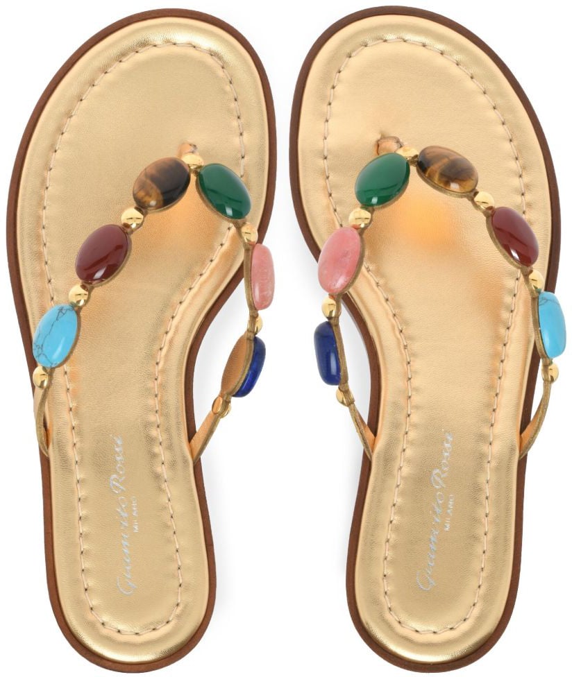 Gianvito Rossi Sandals Leather Brown Bruin