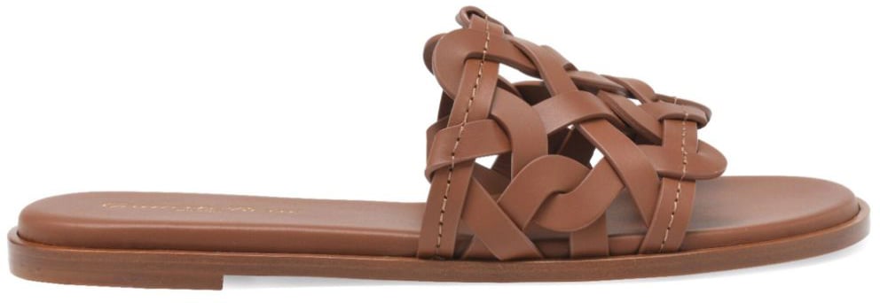 Gianvito Rossi Sandals Leather Brown Bruin
