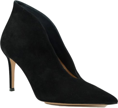 Gianvito Rossi GIANVITO ROSSI G20496.85RIC.CAMNERO BLACK SUEDE ANKLE BOOTS Zwart