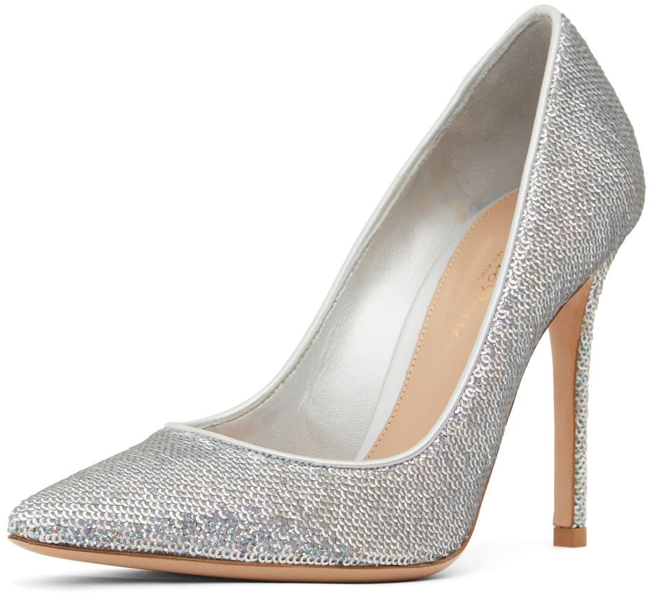 Gianvito Rossi Pointed décolleté Zilver