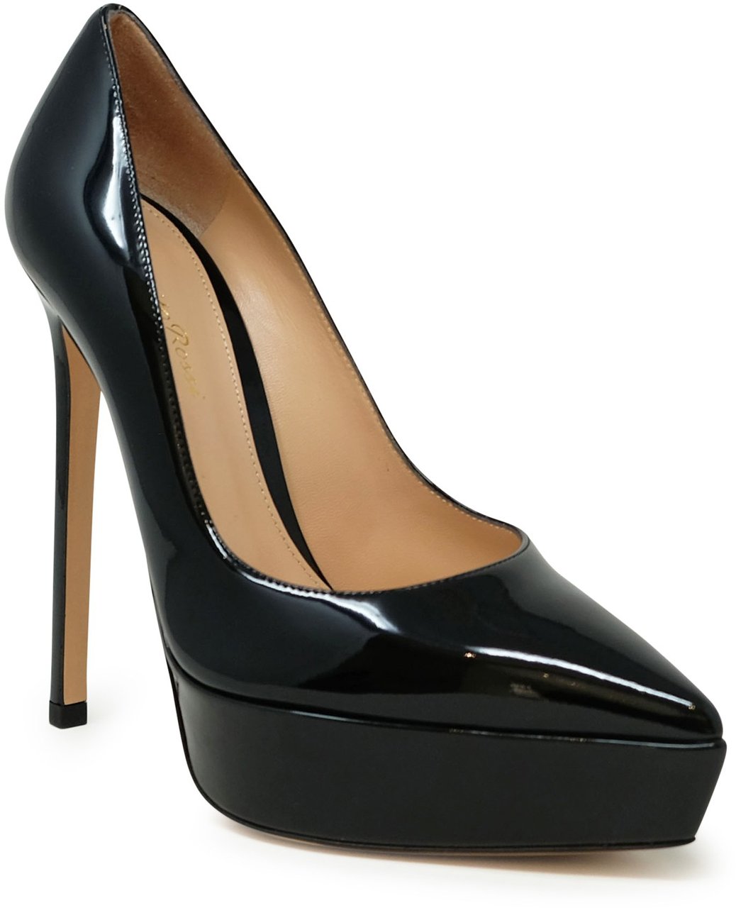 Gianvito Rossi GIANVITO ROSSI G22299.15RIC.VERNERO BLACK PATENT LEATHER PUMPS Zwart