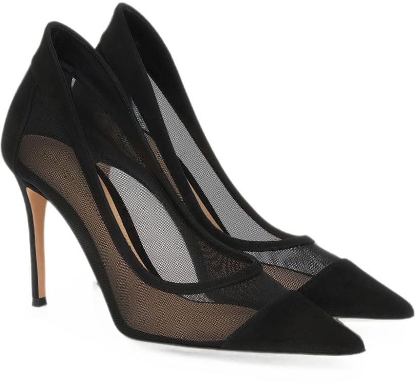 Gianvito Rossi With Heel Black Zwart
