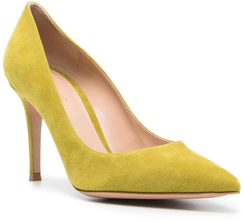 Gianvito Rossi With Heel Blue Blauw