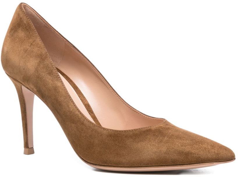 Gianvito Rossi With Heel Brown Bruin