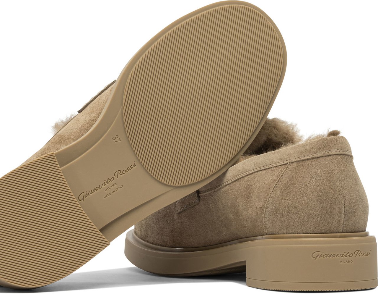 Gianvito Rossi "Harris" 20 mm loafers Beige