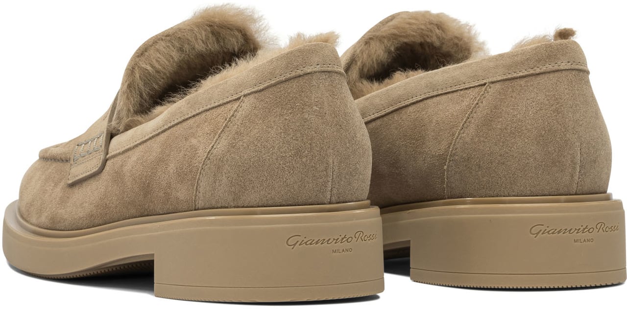 Gianvito Rossi "Harris" 20 mm loafers Beige