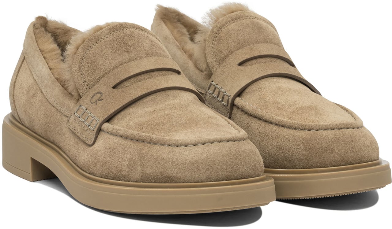 Gianvito Rossi "Harris" 20 mm loafers Beige