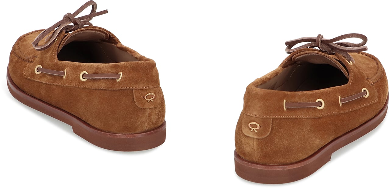 Gianvito Rossi Vandée boat shoes Bruin