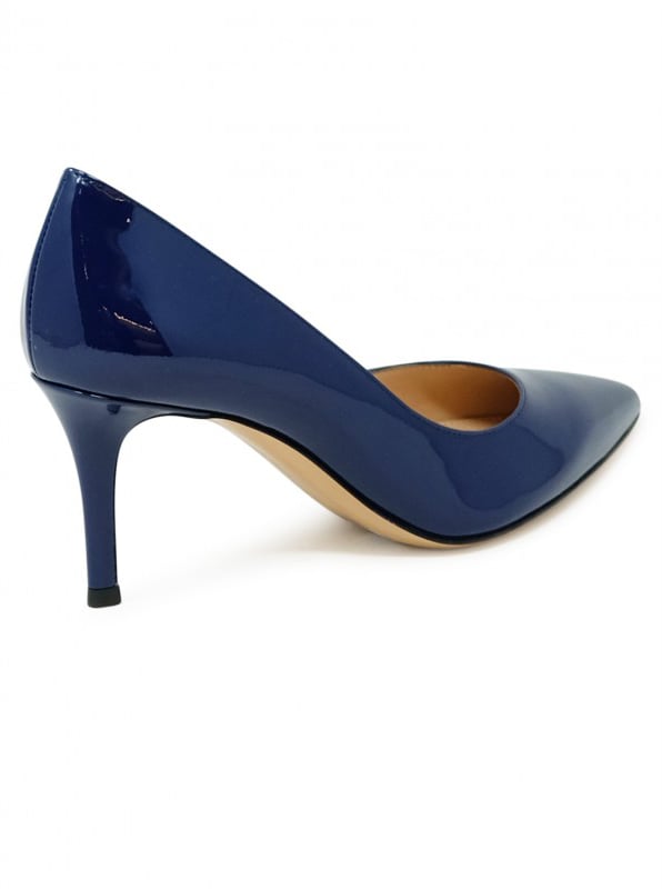 Gianvito Rossi GIANVITO ROSSI G26770.70RIC. VERNAVY NAVY PATENT PUMPS Blauw