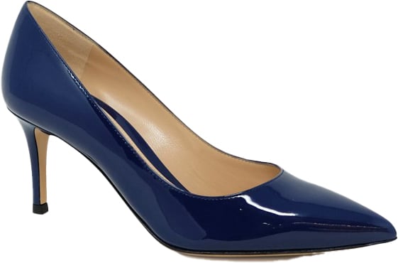 Gianvito Rossi GIANVITO ROSSI G26770.70RIC. VERNAVY NAVY PATENT PUMPS Blauw