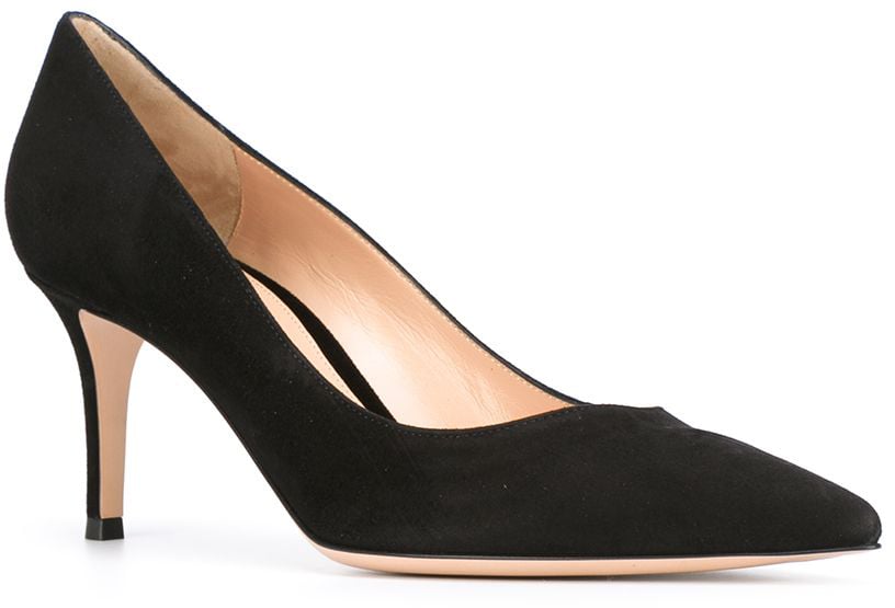 Gianvito Rossi With Heel Black Zwart