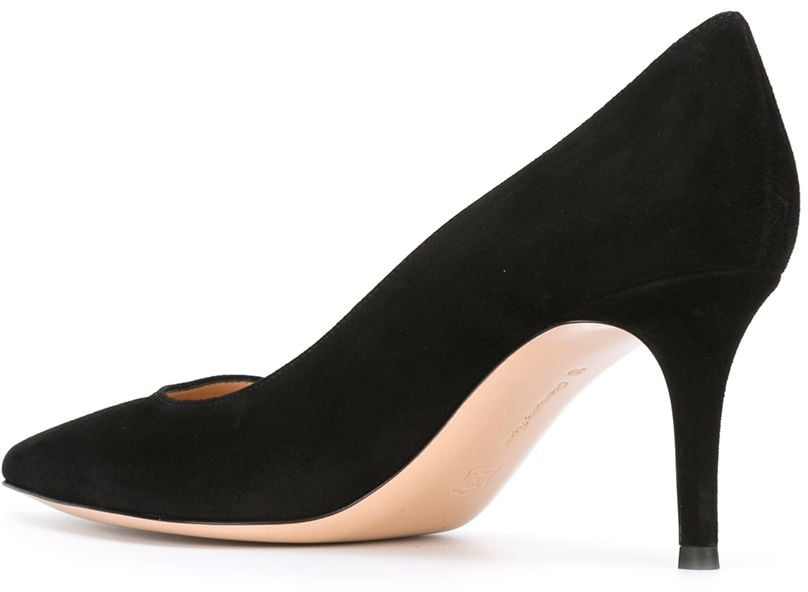 Gianvito Rossi With Heel Black Zwart