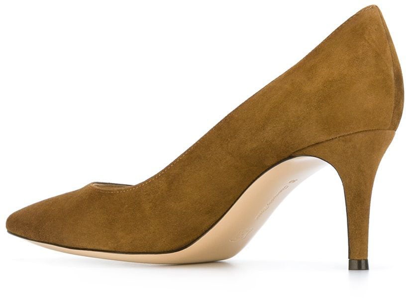 Gianvito Rossi With Heel Brown Bruin