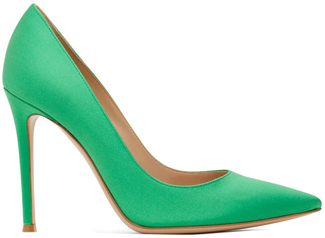Gianvito Rossi Decollete with elegant heels Groen