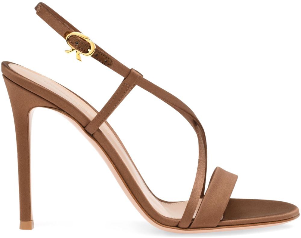 Gianvito Rossi Sandals Leather Brown Bruin