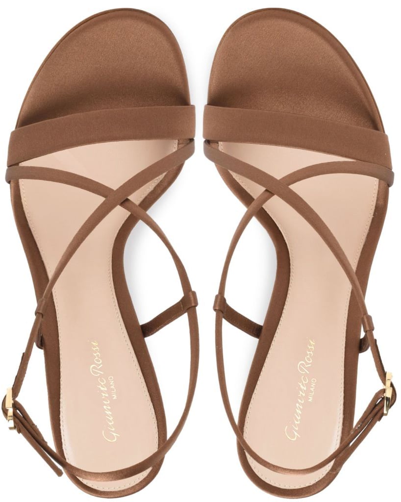 Gianvito Rossi Sandals Leather Brown Bruin