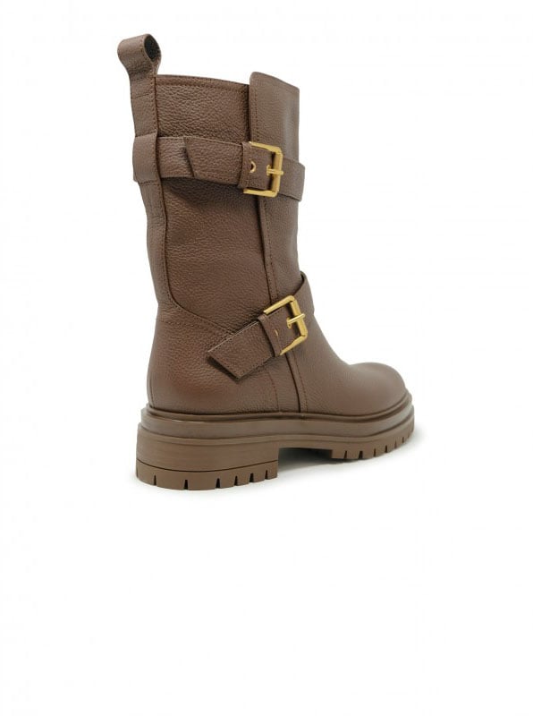 Gianvito Rossi GIANVITO ROSSI G7300420GOM.FLABROW CAMEL LEATHER BOOTS Bruin