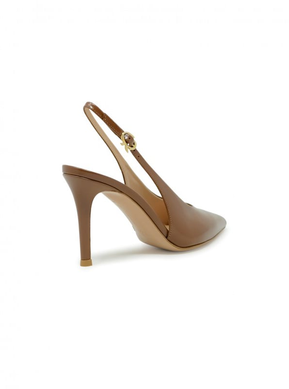 Gianvito Rossi GIANVITO ROSSI G95461.85RIC.TOKHAVA CAMEL LEATHER  SLINGBACK Bruin