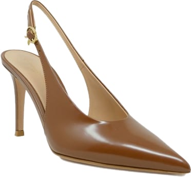 Gianvito Rossi GIANVITO ROSSI G95461.85RIC.TOKHAVA CAMEL LEATHER  SLINGBACK Bruin