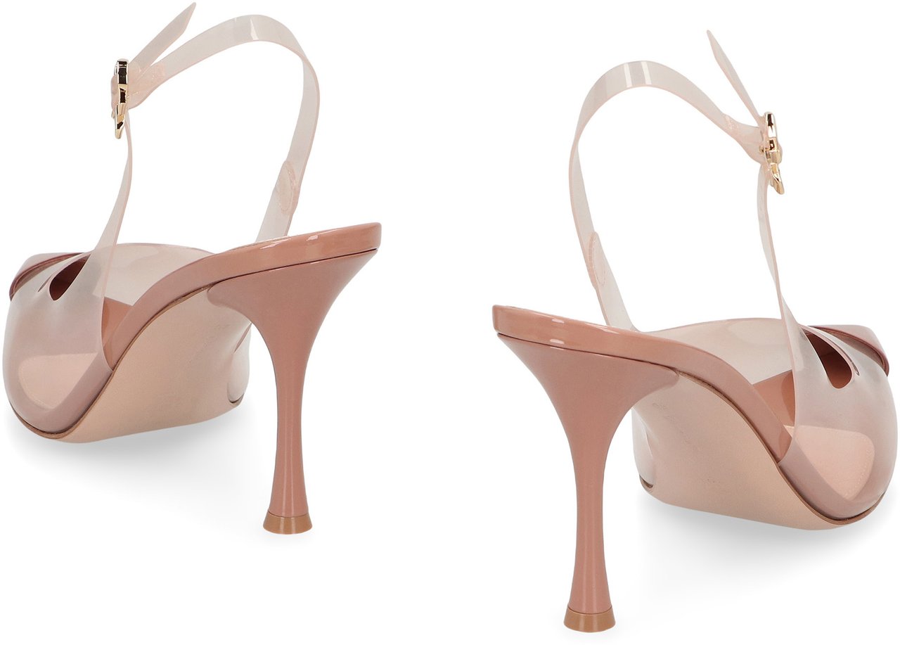 Gianvito Rossi Slingback Diana 85 Roze