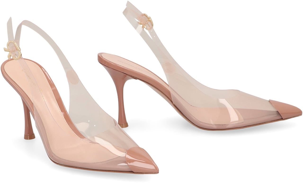 Gianvito Rossi Slingback Diana 85 Roze