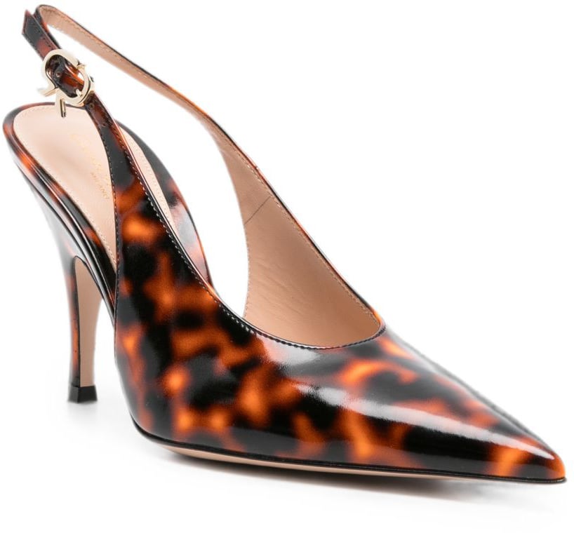 Gianvito Rossi With Heel Red Bruin
