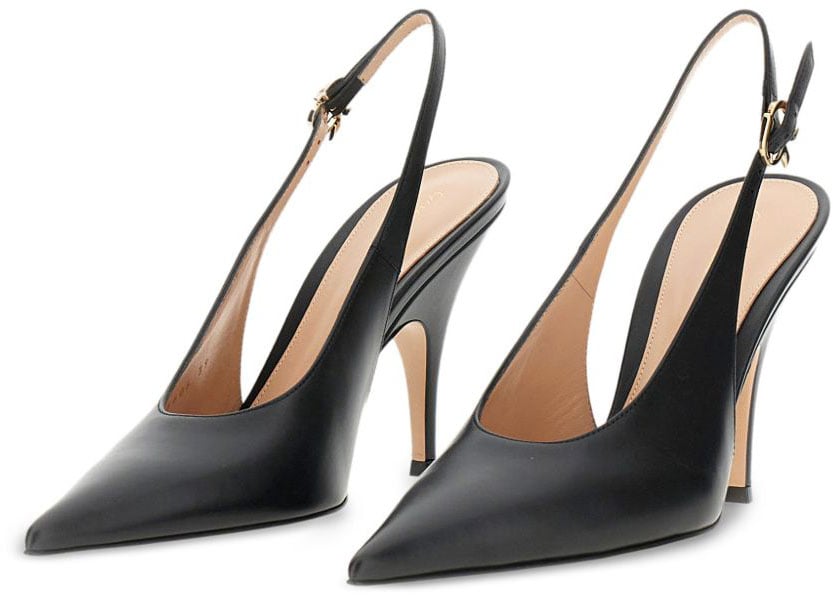 Gianvito Rossi With Heel Black Zwart