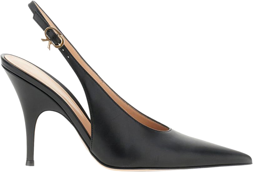 Gianvito Rossi With Heel Black Zwart