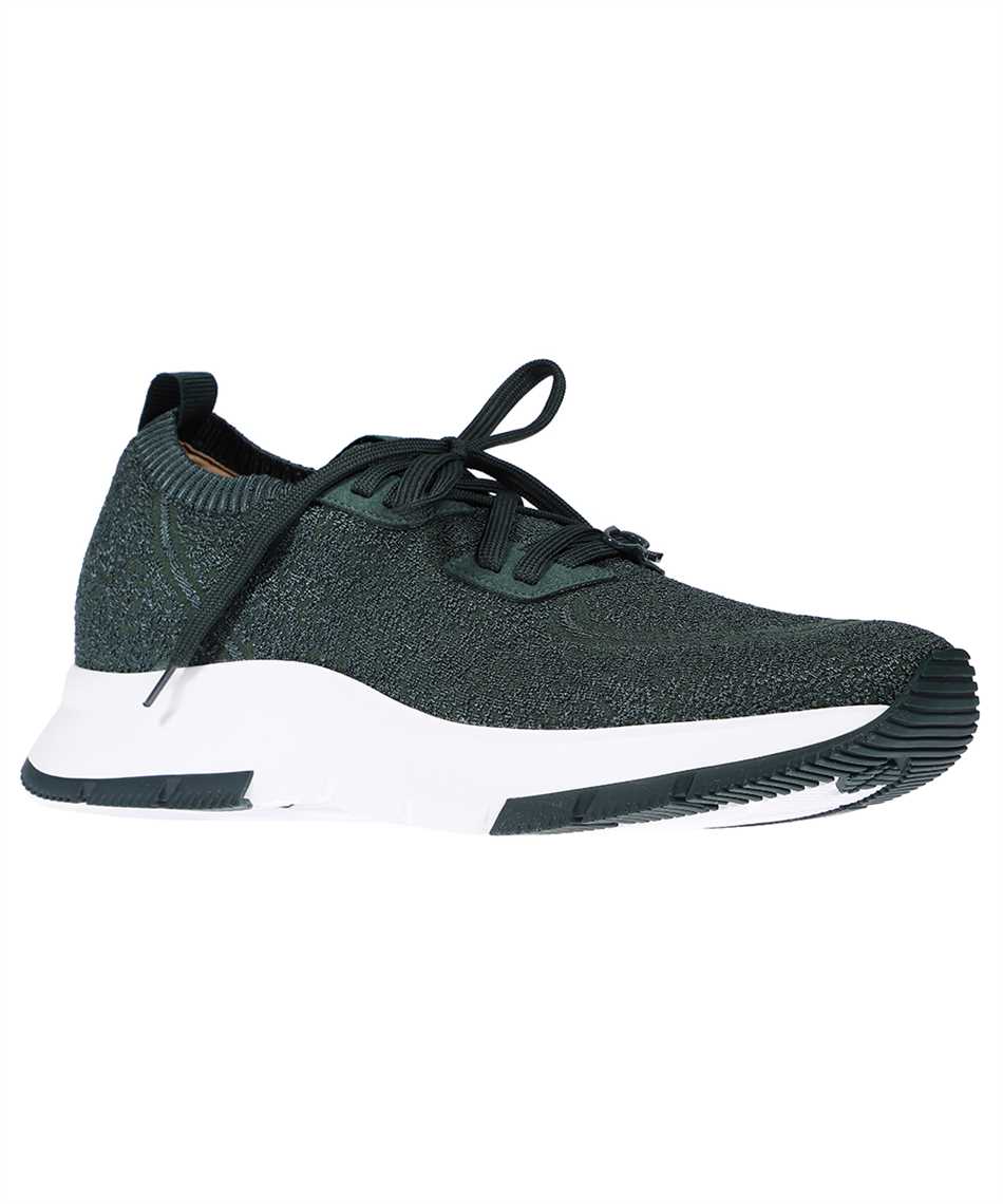 Gianvito Rossi Glover fabric low-top sneakers Groen