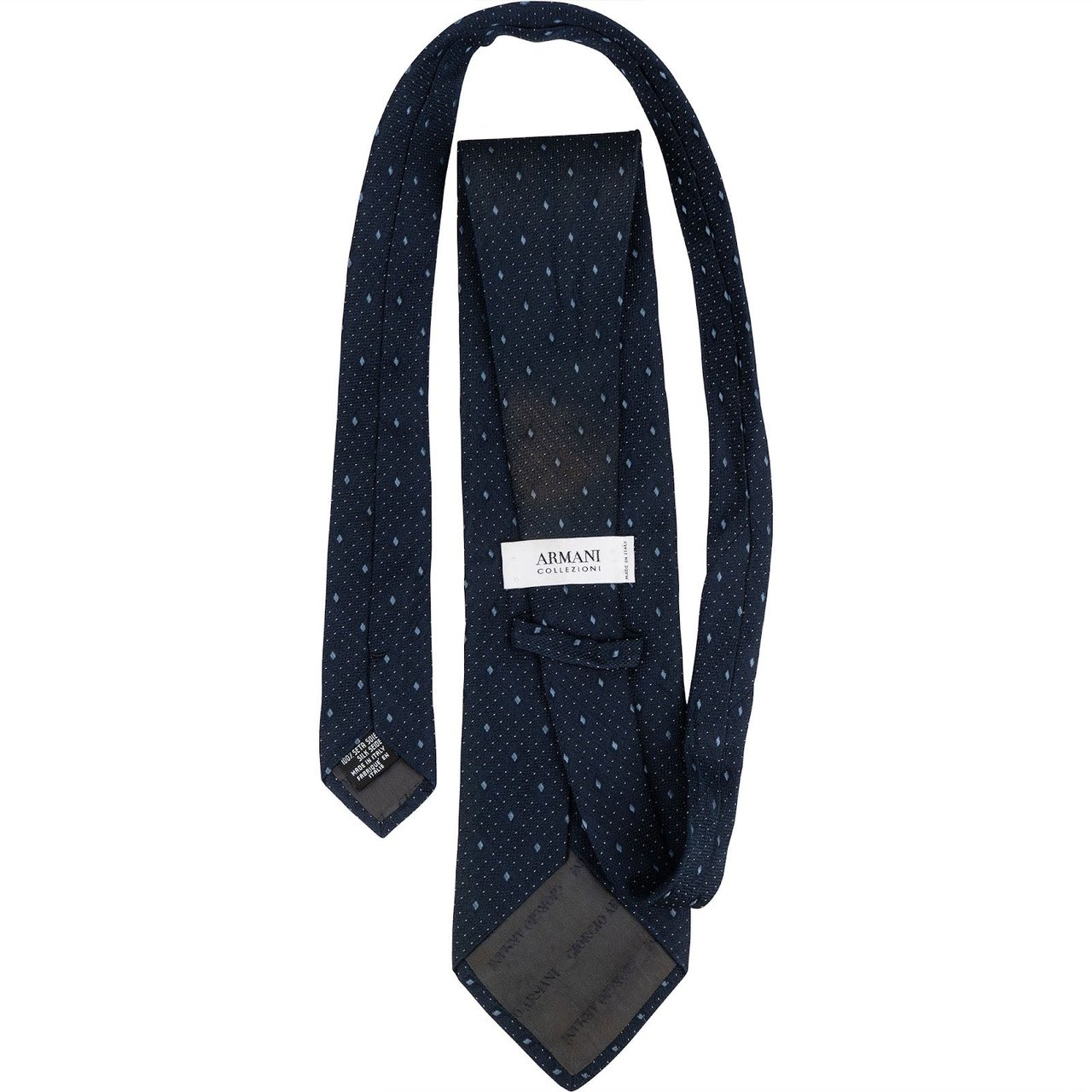 Giorgio Armani Armani Collezioni Bue Silk Tie Krawatte Navy