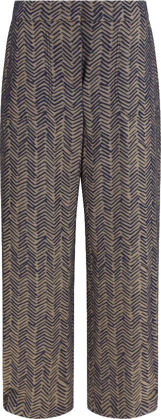 Giorgio Armani Brown Viscose Casual Pants Bruin