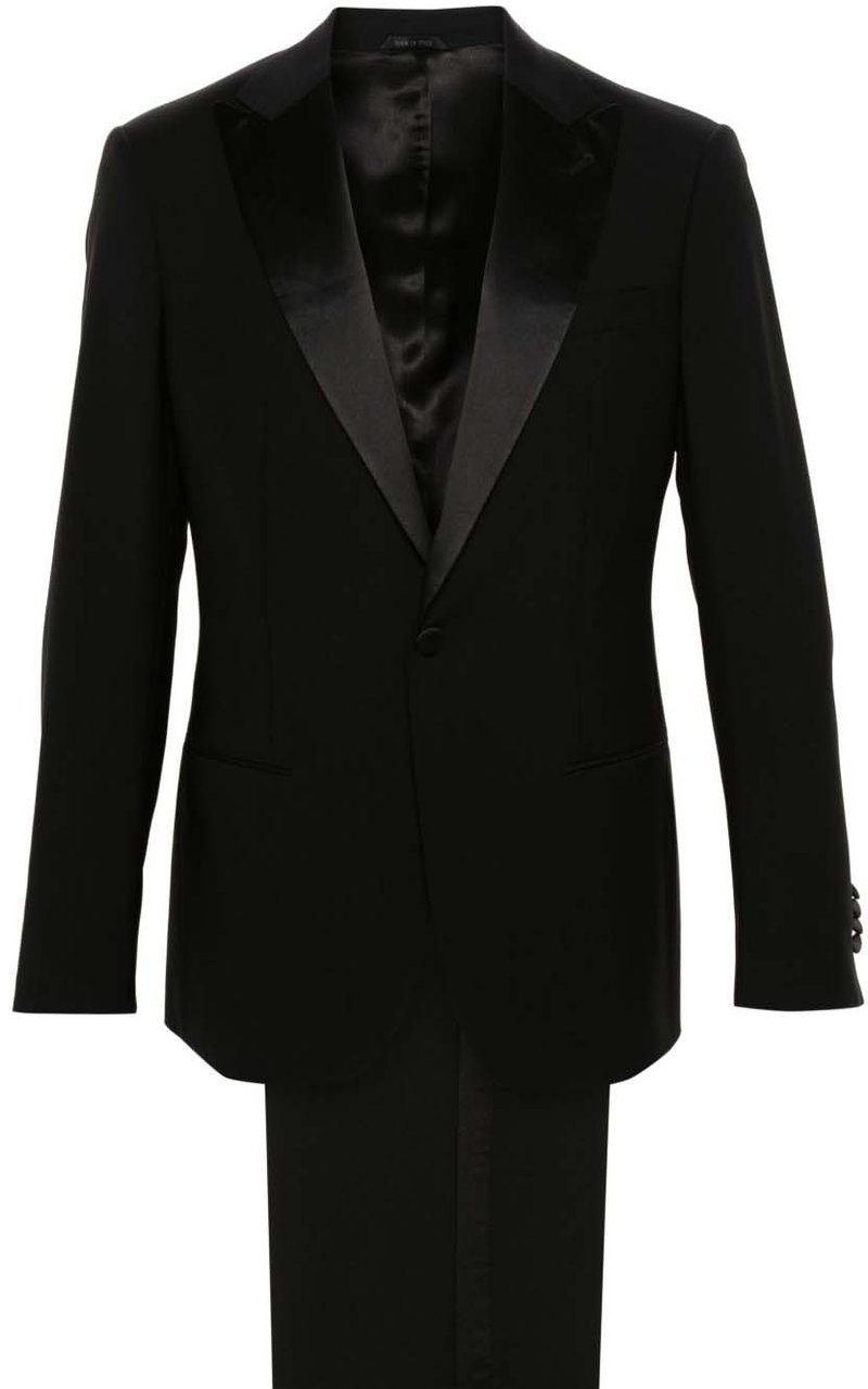 Giorgio Armani Suit Black Zwart