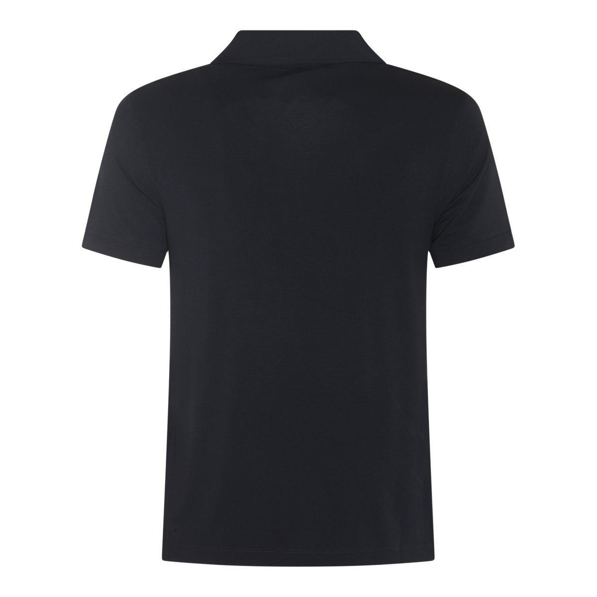 Giorgio Armani Short-Sleeve V-Neck Polo Shirt Zwart