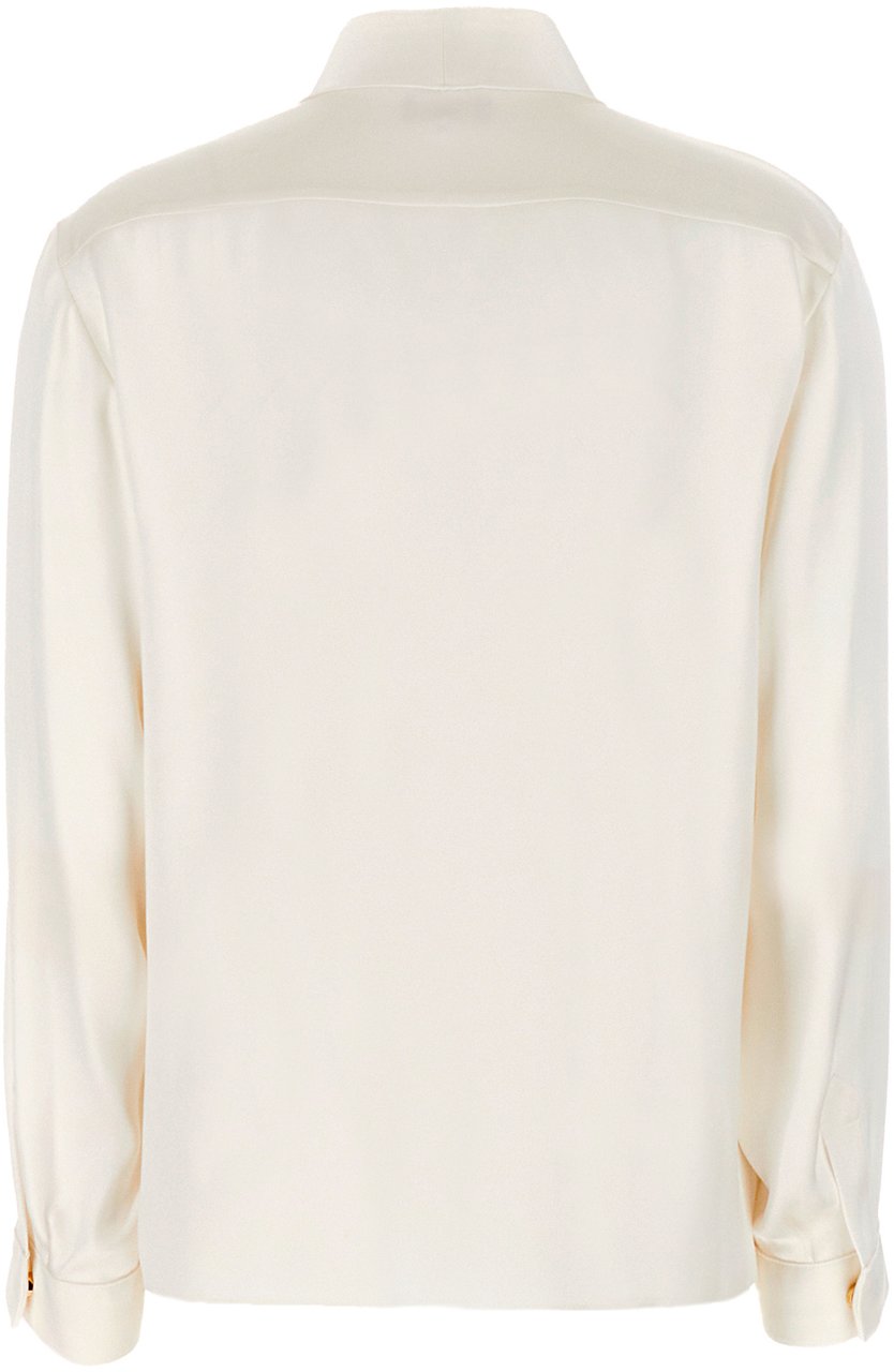 Giorgio Armani Giorgio Armani White silk blouse Wit