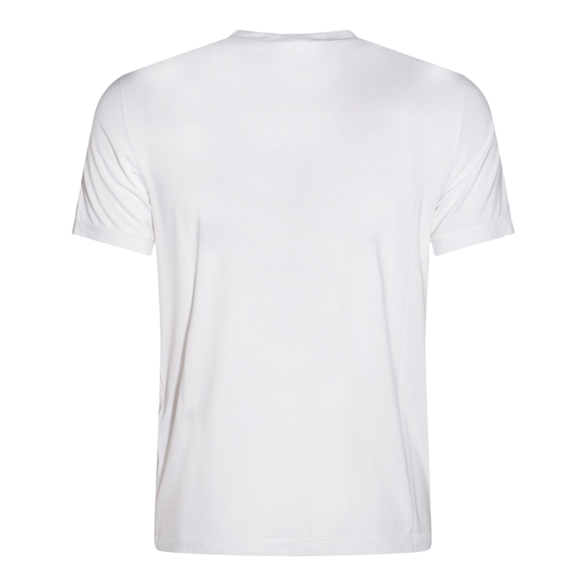 Giorgio Armani Script Logo Crew-Neck T-Shirt Rood