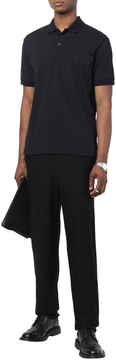 Giorgio Armani T-Shirts And Polos Blue Blauw