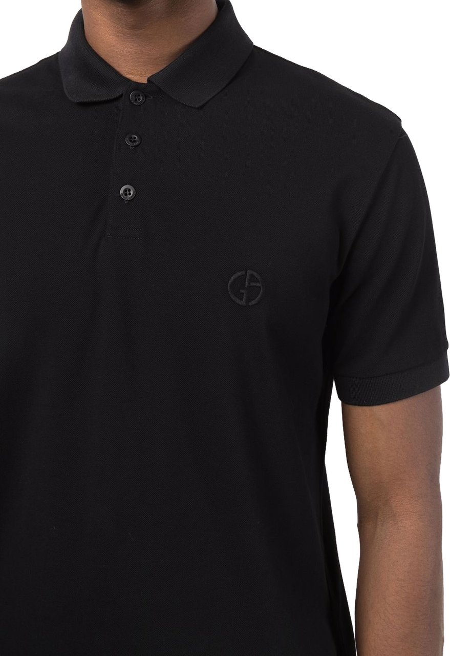 Giorgio Armani T-Shirts And Polos Black Zwart