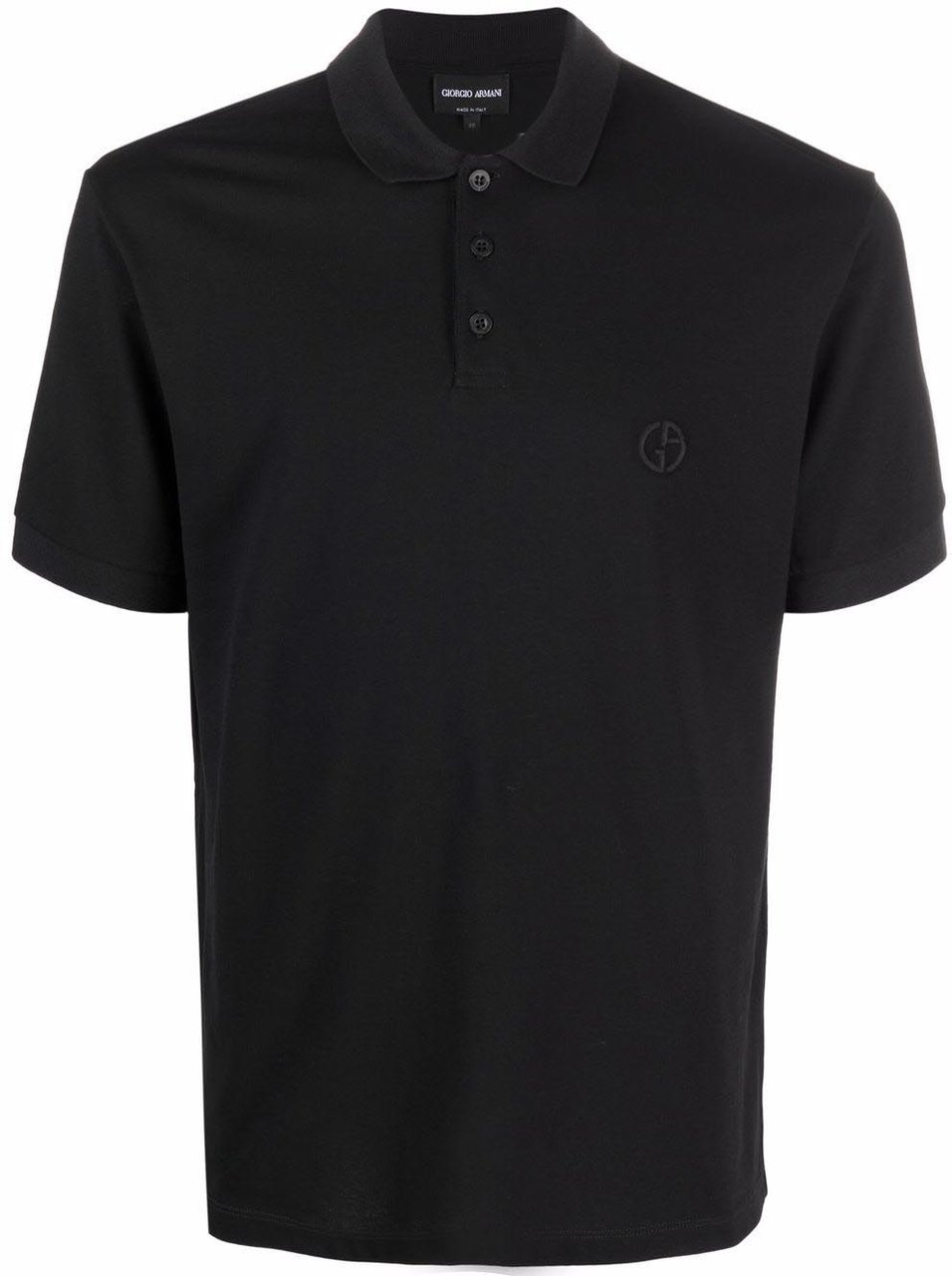 Giorgio Armani T-Shirts And Polos Black Zwart