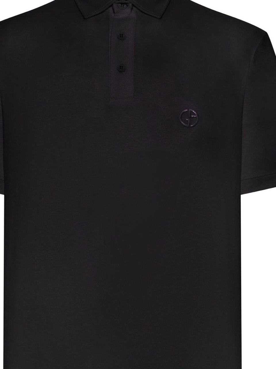 Giorgio Armani T-Shirts And Polos Black Zwart
