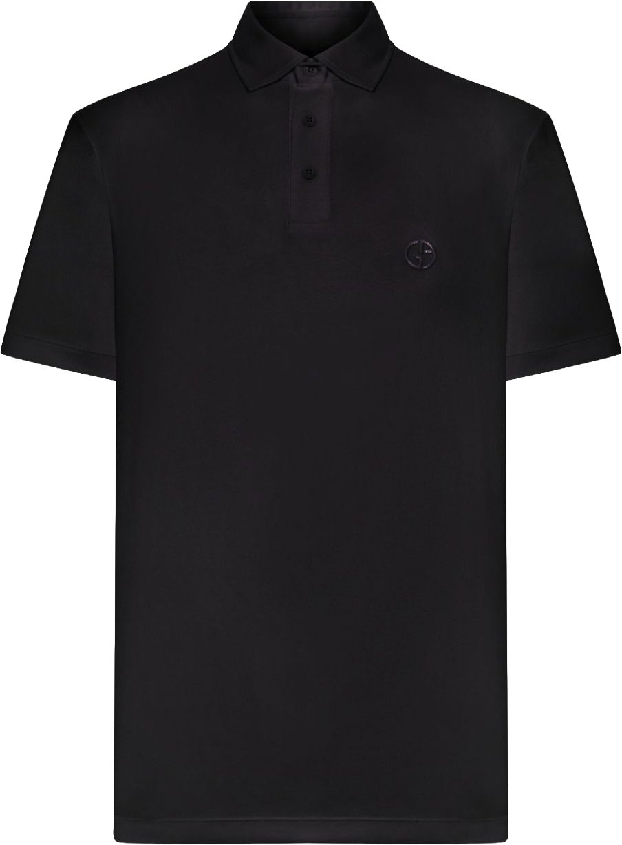 Giorgio Armani T-Shirts And Polos Black Zwart
