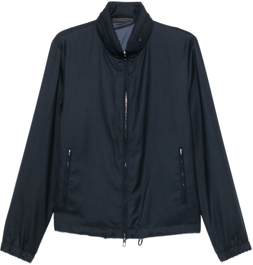 Giorgio Armani Coats Blu Blauw