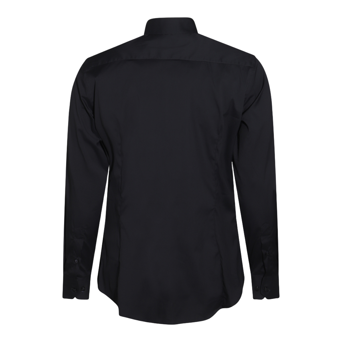 Giorgio Armani Long-Sleeved Formal Shirt with Classic Collar Zwart
