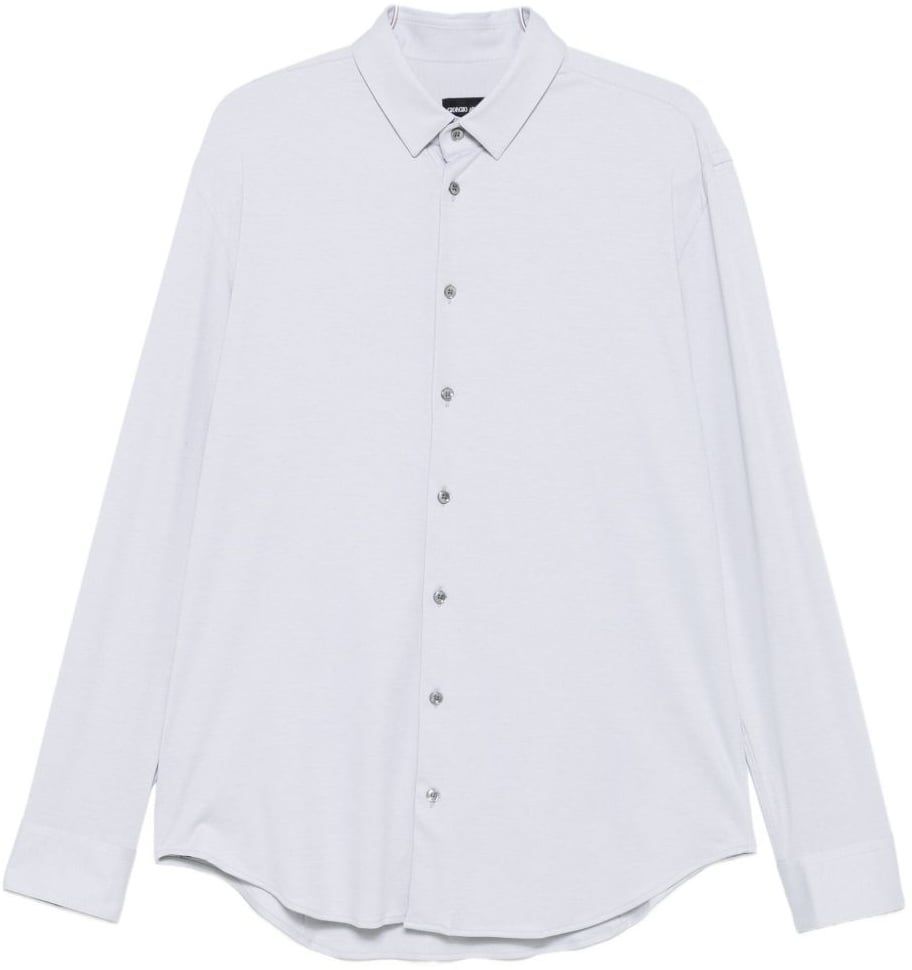Giorgio Armani Shirts Grey Grijs
