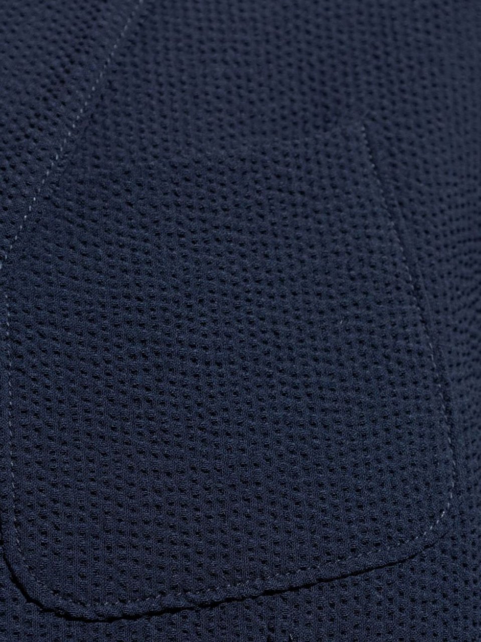Giorgio Armani Textured Wool Patch Pocket Blazer Zwart